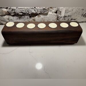 14” Indoor Outdoor 7 Tea Light Candle Holder